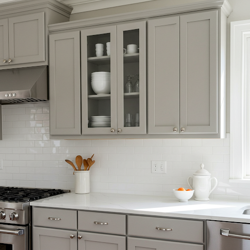 Anew_Gray_Kitchen_Cabinets_with_Glass_Fronts