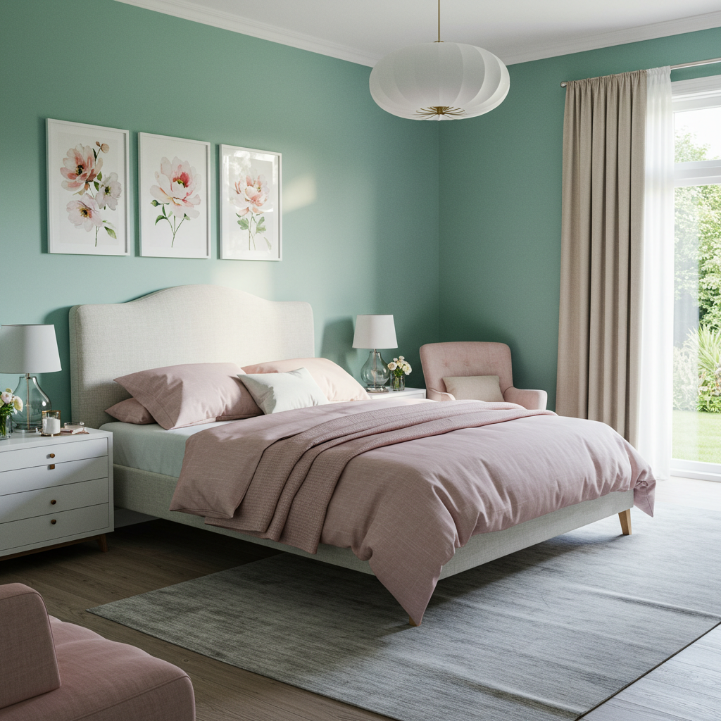 Seafoam_Green__Pale_Pink_Bedroom