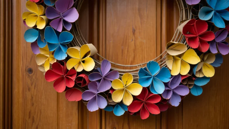 Upcycle_Paper_Tubes_into_Flower_Wreaths