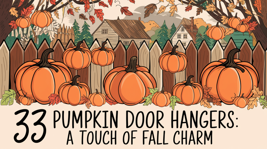 Pumpkin Door Hanger Ideas