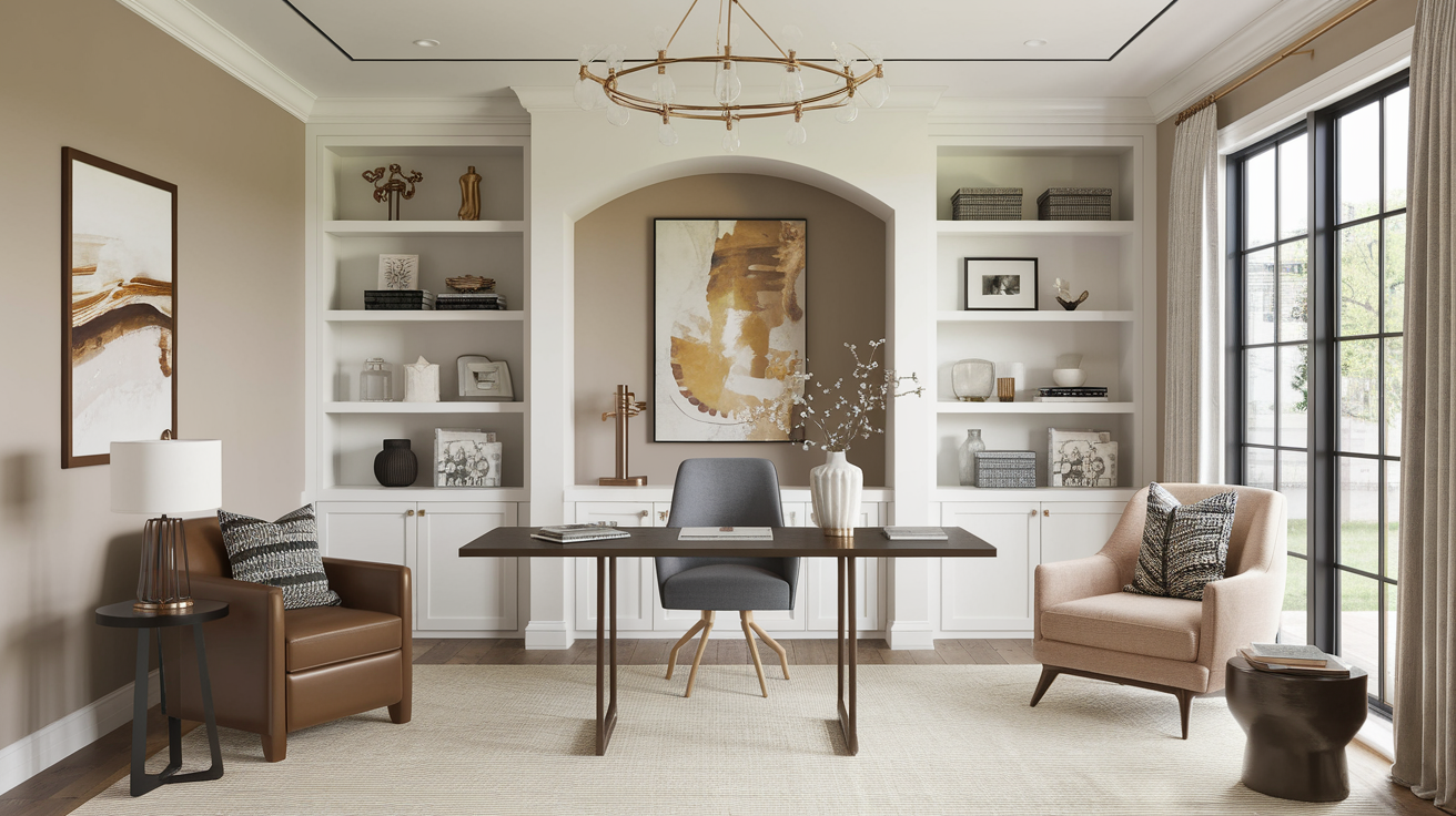 Accessible Beige + Urbane Bronze + Alabaster