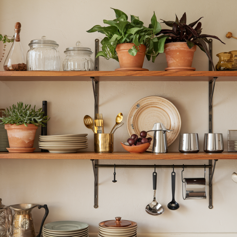 How to Style Open Kitchen Shelves: 33 Inspiring Ideas