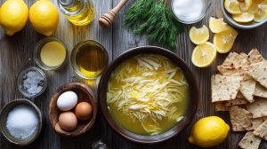 Ingredients Required for Greek Lemon Orzo Soup
