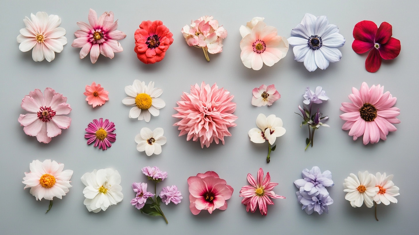 Kinds of Flowers Used for Flower Pounding