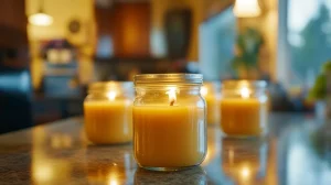 Step 8- Cure your candles 