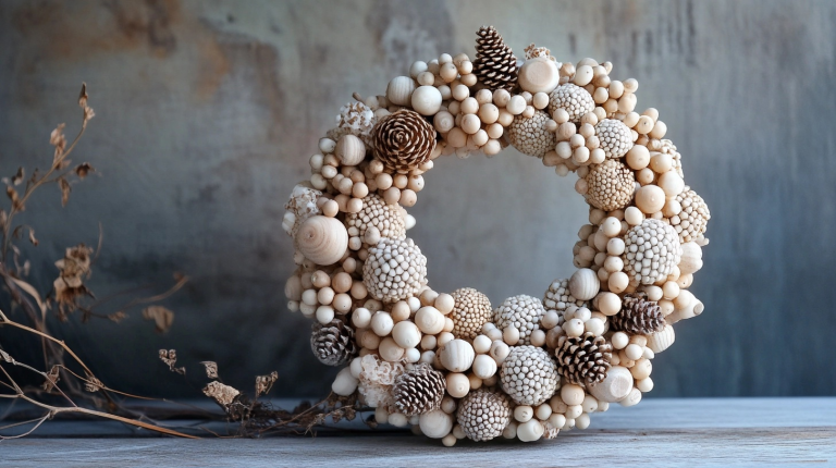 The Art of Crafting a Wood Bead Wreath at Home Like a Pro