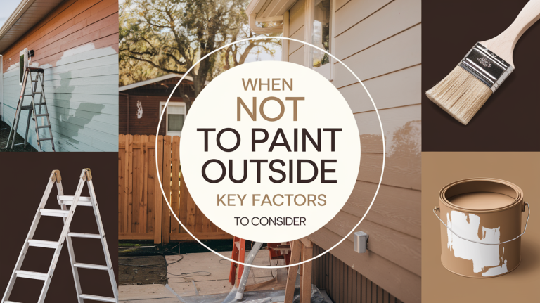 When Not to Paint Outside