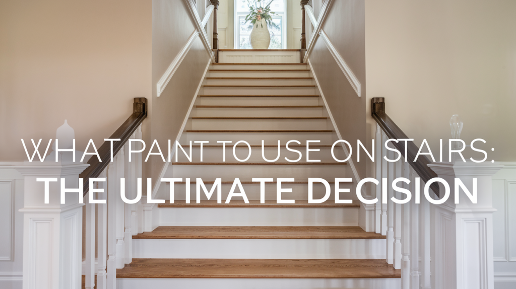 what paint to use on stairs