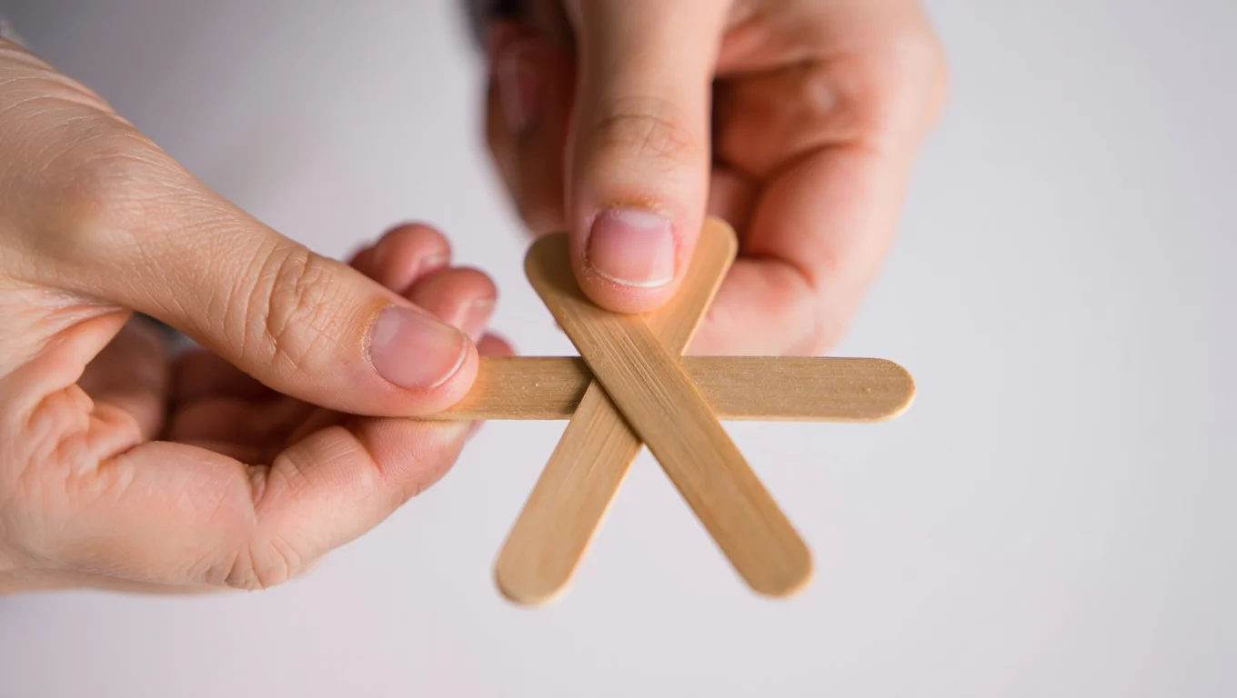 Steps to DIY Wooden Snowflake Ornaments for Kids final